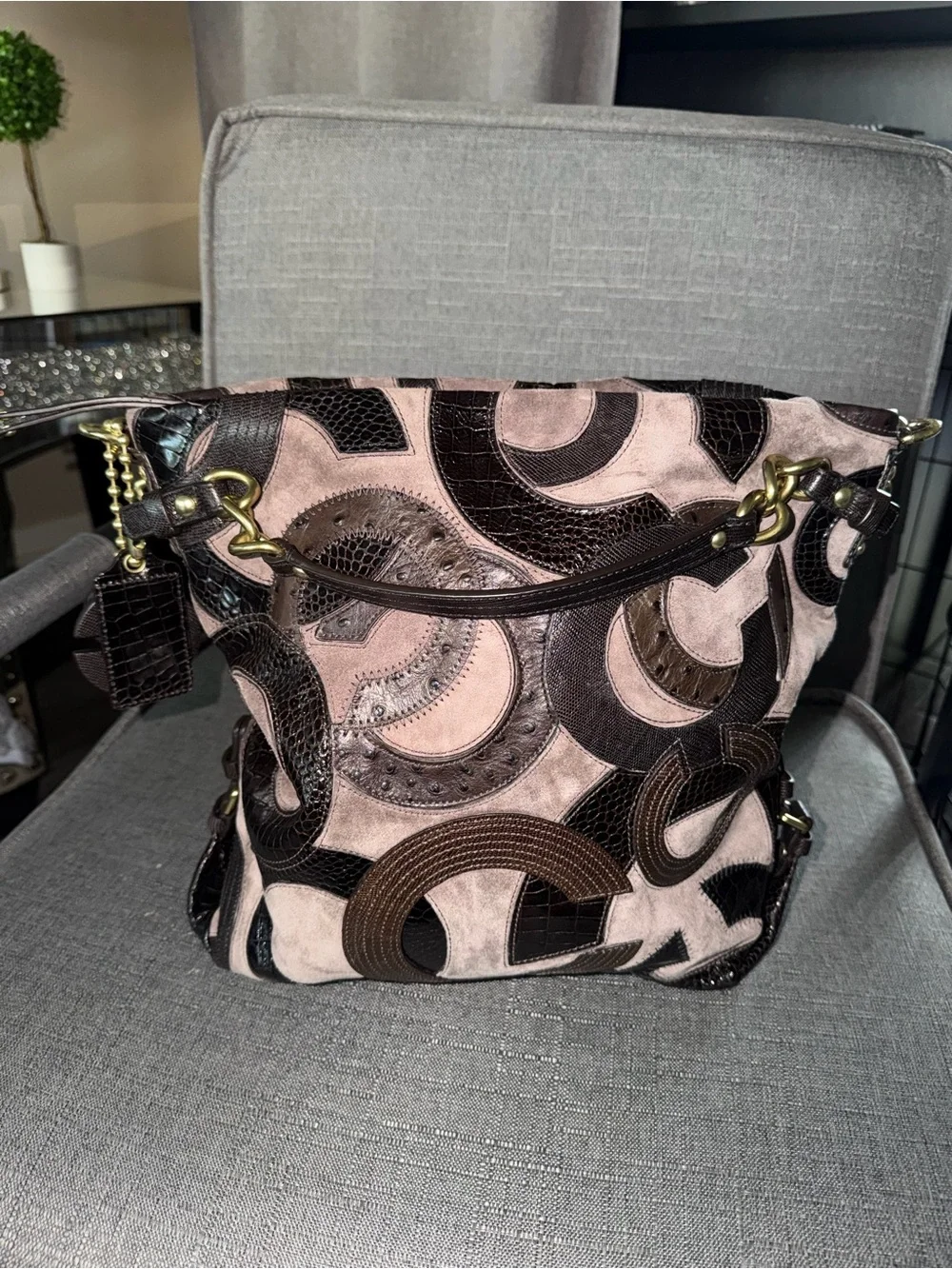Coach Brooke Inlaid C Large Hobo #14340